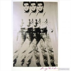 Contemporary Paintings - Triple Elvis