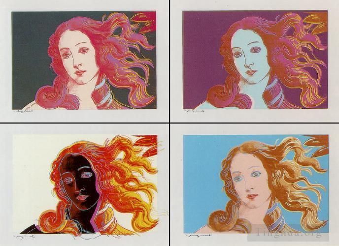 Andy Warhol's Contemporary Various Paintings - Venere Dopo Botticelli