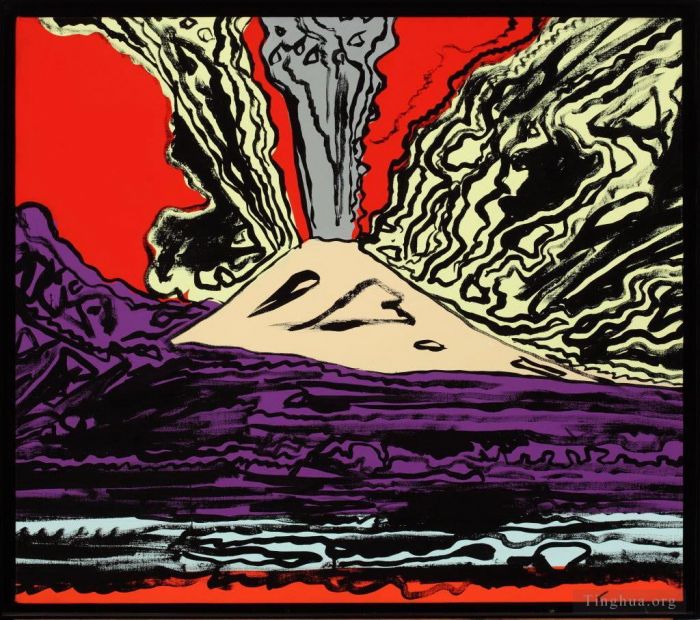 Andy Warhol's Contemporary Various Paintings - Vesuvius 2