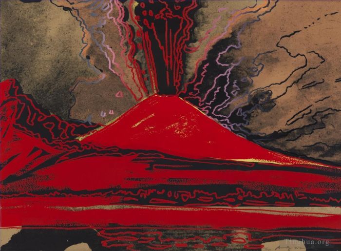 Andy Warhol's Contemporary Various Paintings - Vesuvius