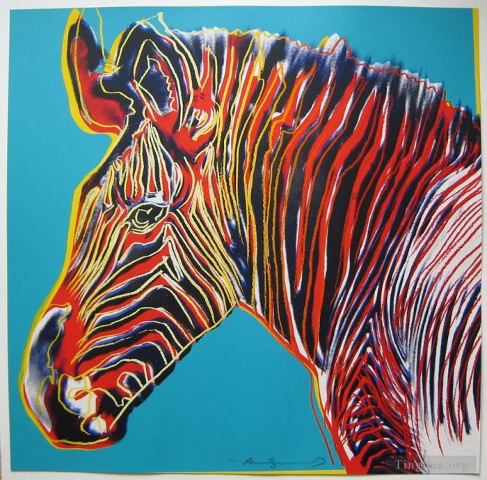Andy Warhol's Contemporary Various Paintings - Zebra