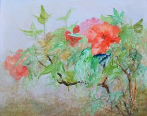 Contemporary Artwork by Bai Yun - Fragrant and Colorful Flower