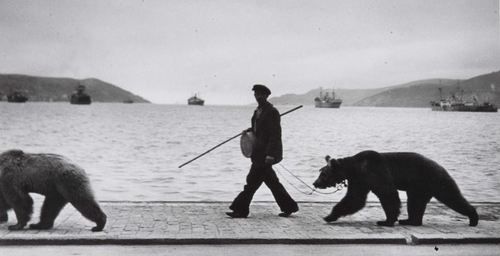 Brassai's Contemporary Photography - Montreur d ours au long du bosphore 1953