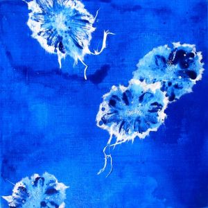 Contemporary Paintings - Blue