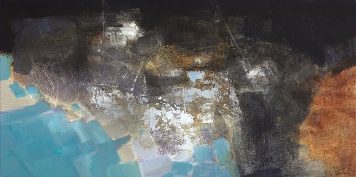 Cai Huanbin's Contemporary Oil Painting - Black Soil