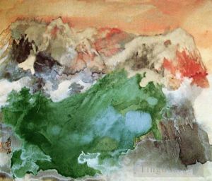 Contemporary Chinese Painting - Mist at dawn 1974