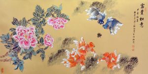 Contemporary Artwork by Chen Changzhi and Lin Qingping - Richness and Happiness
