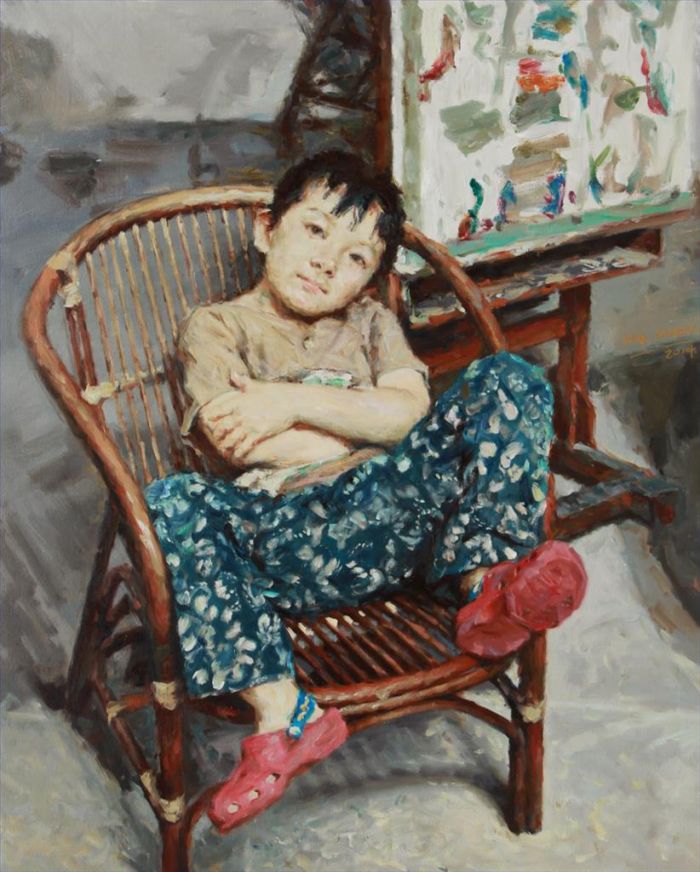 Chen Hongqing's Contemporary Oil Painting - Bab