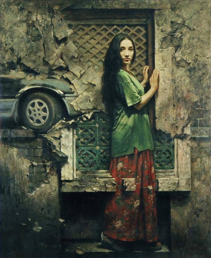 Chen Hongqing's Contemporary Oil Painting - Bound