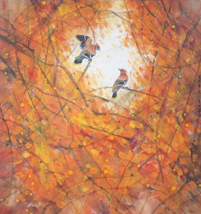 Chen Ming's Contemporary Chinese Painting - Love in Autumn