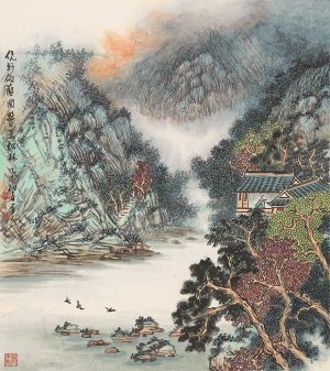Contemporary Chinese Painting - A Valley in Spring