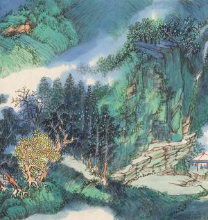 Contemporary Artwork by Chen Qiang - Summer in The Mountain Area