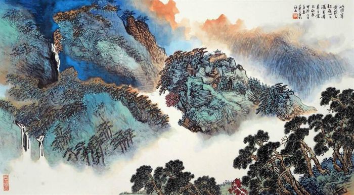 Chen Qiang's Contemporary Chinese Painting - Waters and Mountains