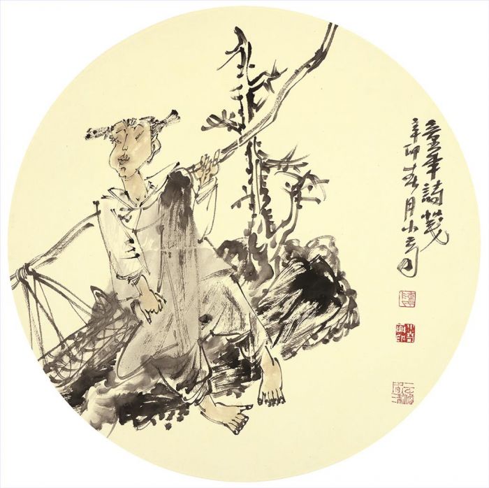 Chen Xiaoqi's Contemporary Chinese Painting - A Poem of Childhood