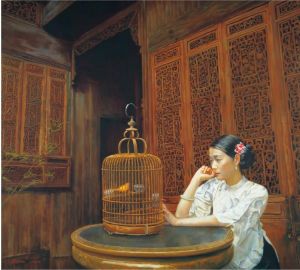 Contemporary Artwork by Chen Yifei - Canary