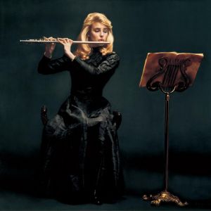 Contemporary Oil Painting - Flutist 1987