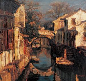Contemporary Oil Painting - Zhouzhuang