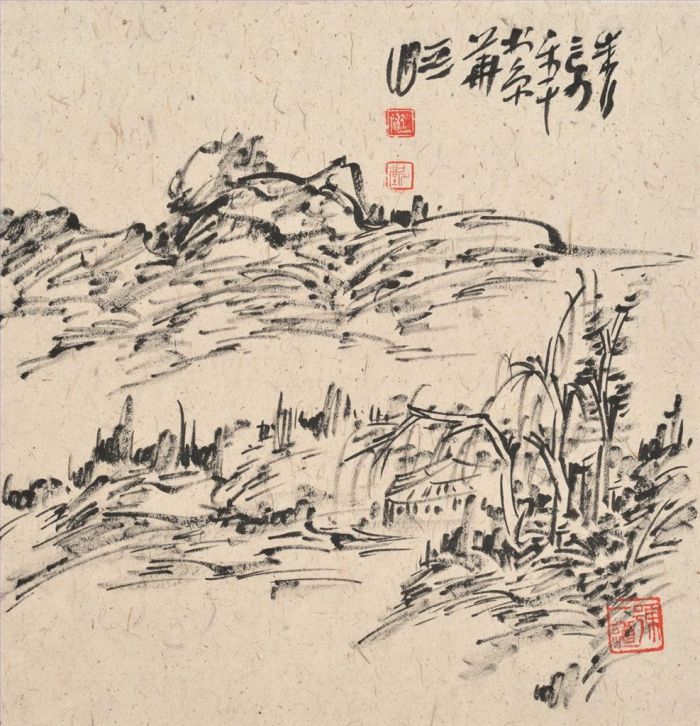 Chu Zhonghai's Contemporary Chinese Painting - Landscape 2