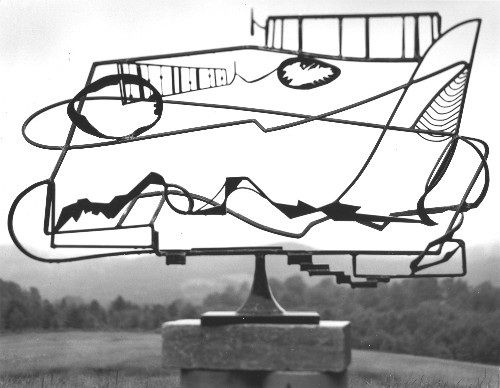 David Smith's Contemporary Sculpture - Hudson river landscape 1951