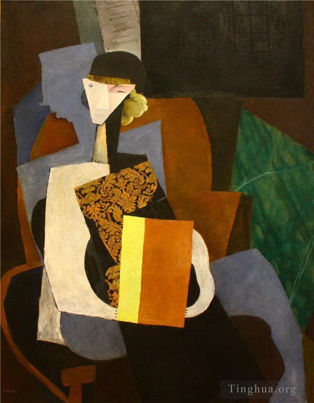 Diego Rivera's Contemporary Oil Painting - Portrait of Marevna