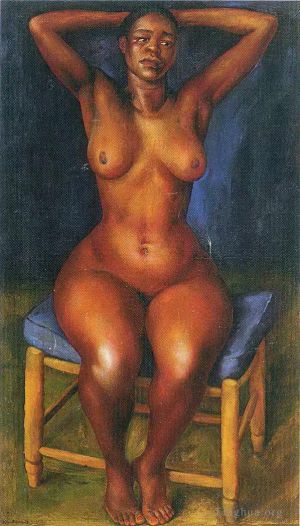 Contemporary Artwork by Diego Rivera - Dancer resting 1939
