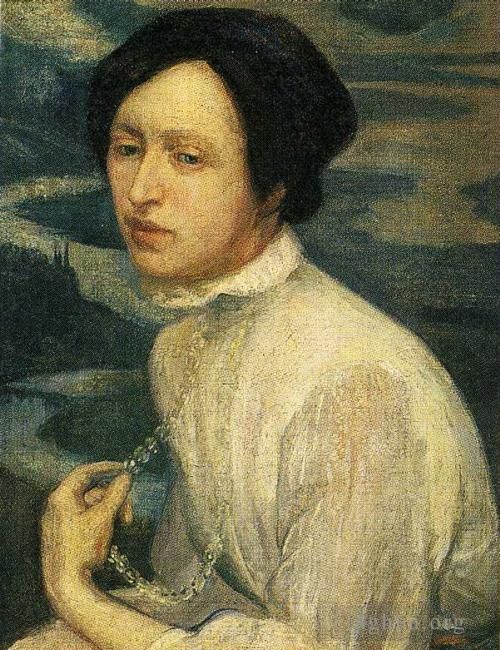 Diego Rivera's Contemporary Oil Painting - Portrait of angelina beloff 1909