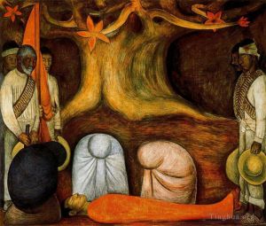 Contemporary Artwork by Diego Rivera - The perpetual renewal of the revolutionary struggle 1927