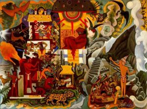 Contemporary Artwork by Diego Rivera - Pre Hispanic America