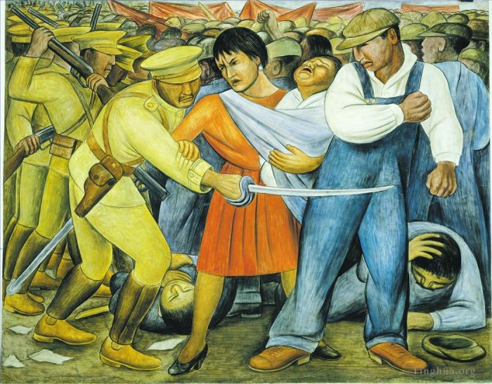 Diego Rivera's Contemporary Various Paintings - The uprising socialism