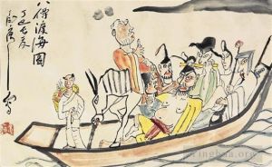 Contemporary Chinese Painting - Eight immortals 1977