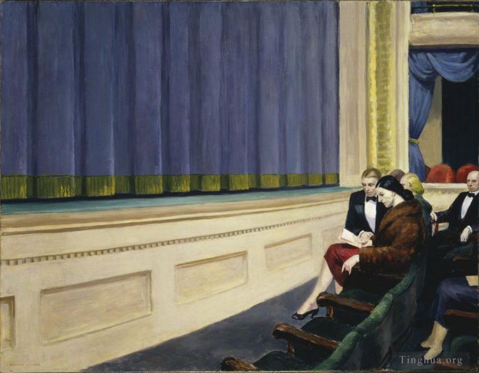 Edward Hopper's Contemporary Oil Painting - First Row Orchestra