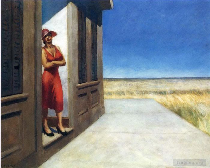 Edward Hopper's Contemporary Oil Painting - Carolina morning