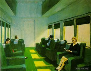 Contemporary Oil Painting - Chair car 1965