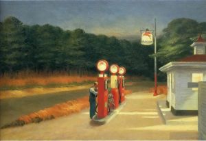 Contemporary Artwork by Edward Hopper - Gas