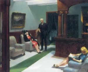 Contemporary Oil Painting - Hotel lobby