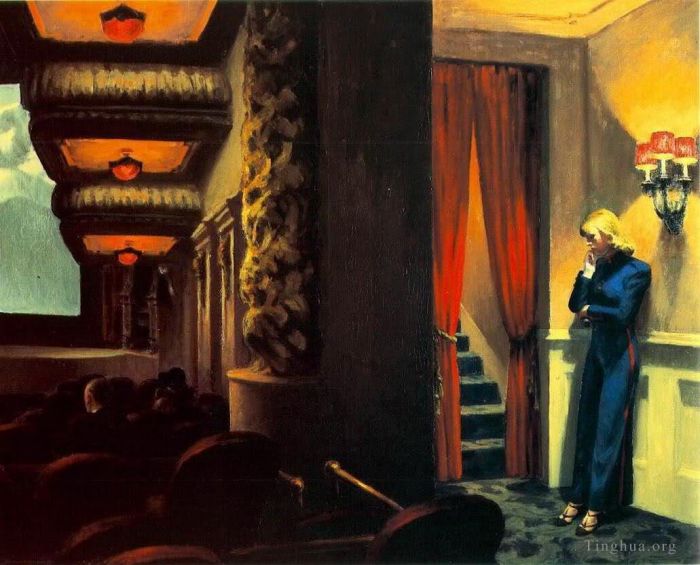 Edward Hopper's Contemporary Oil Painting - Not detected 2355