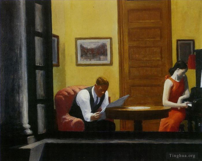 Edward Hopper's Contemporary Oil Painting - Not detected 235607