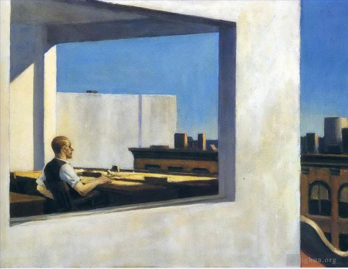 Edward Hopper's Contemporary Oil Painting - Not detected 235610