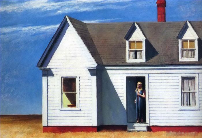 Edward Hopper's Contemporary Oil Painting - Not detected 235611