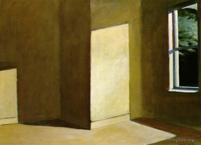 Edward Hopper's Contemporary Oil Painting - Sun in an empty room