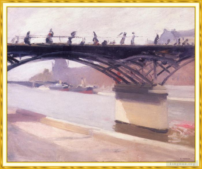 Edward Hopper's Contemporary Oil Painting - The bridge of art