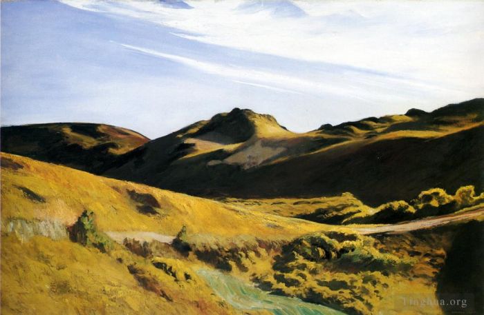 Edward Hopper's Contemporary Oil Painting - The camel s hump