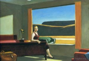 Contemporary Artwork by Edward Hopper - Western motel