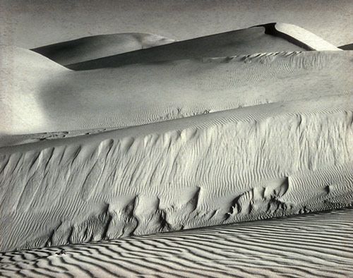 Edward Weston's Contemporary Photography - White dunes oceano 1936