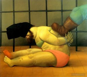 Contemporary Oil Painting - Abu Ghraib 60