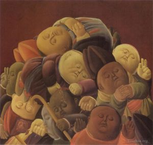 Contemporary Artwork by Fernando Botero - Dead Bishops