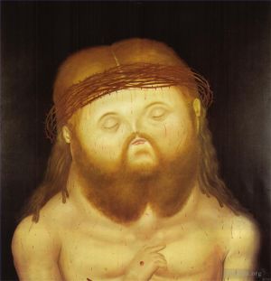 Contemporary Artwork by Fernando Botero - Head of Christ