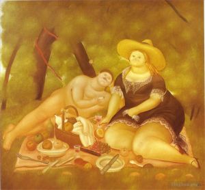 Contemporary Oil Painting - Luncheon on the Grass