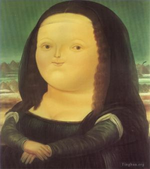 Contemporary Artwork by Fernando Botero - Mona Lisa