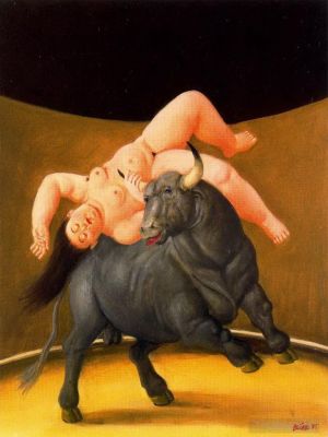 Contemporary Artwork by Fernando Botero - Rapto de Europa 2